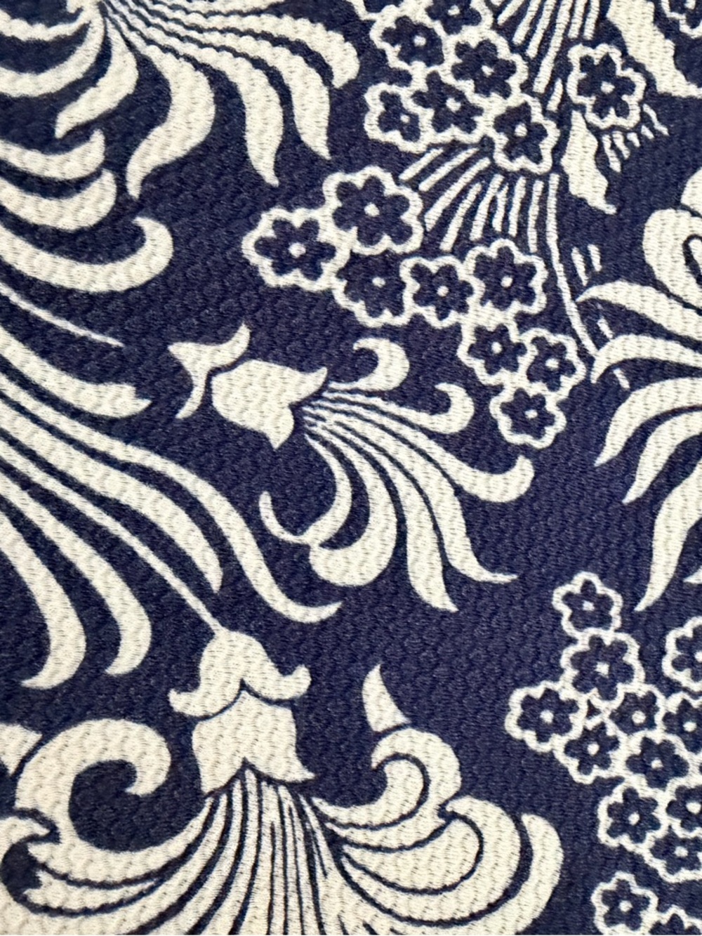 Like New! Onia X Faherty Navy Blue Floral Print Bikini Set- MED - Picture 10 of 10